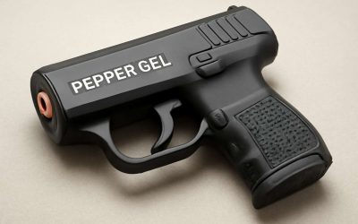 Stay safe with the powerful and easy-to-use pepper gel gun for effective personal protection.
