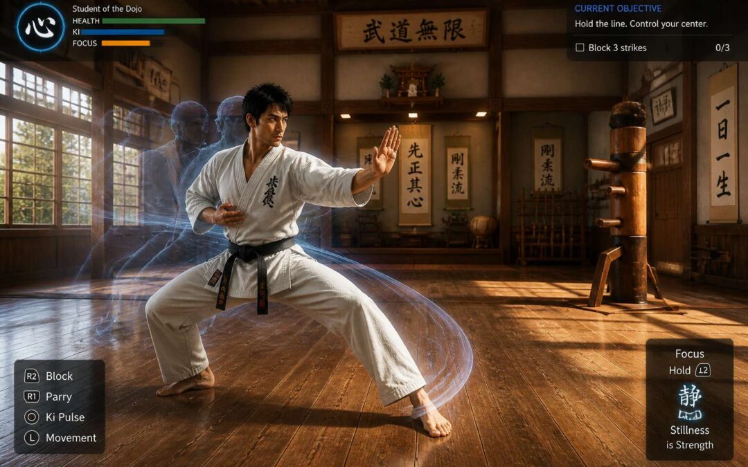 Master self defence dojo game: train, fight, survive